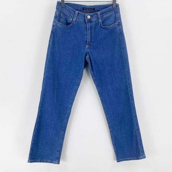 THEORY Blue Medium Wash Bootcut Jeans - Picture 1 of 6